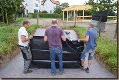 Bauarbeiten im August 011